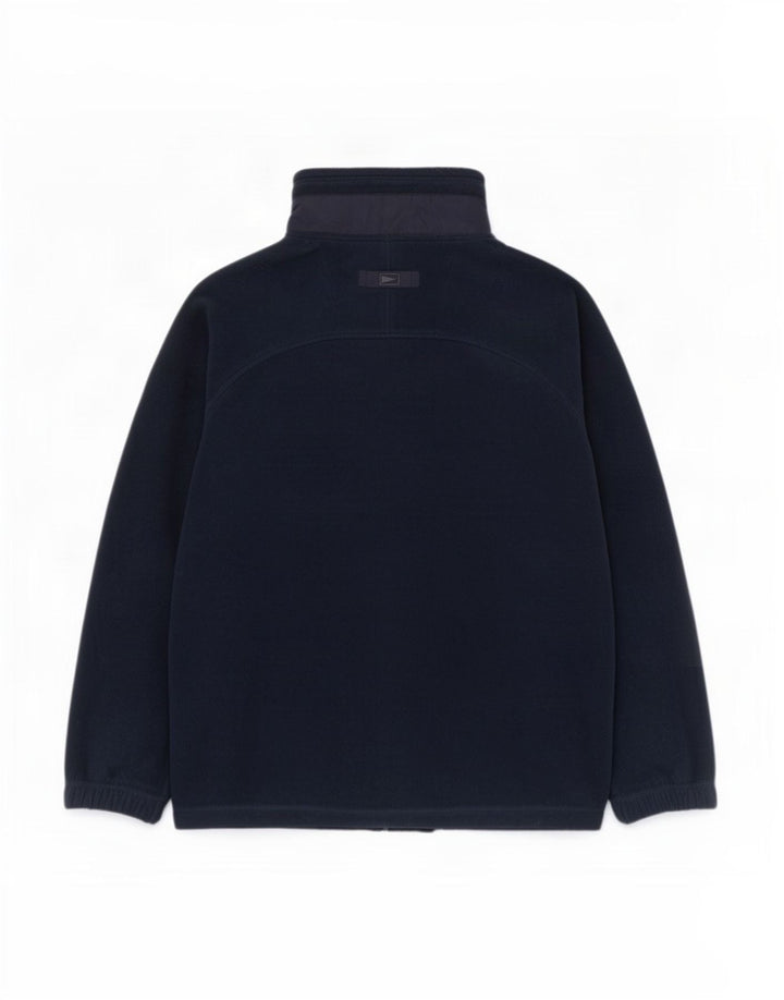 Marks & Spencer Herre Fleecejakke UK 42 XL Navy Blue Polyester