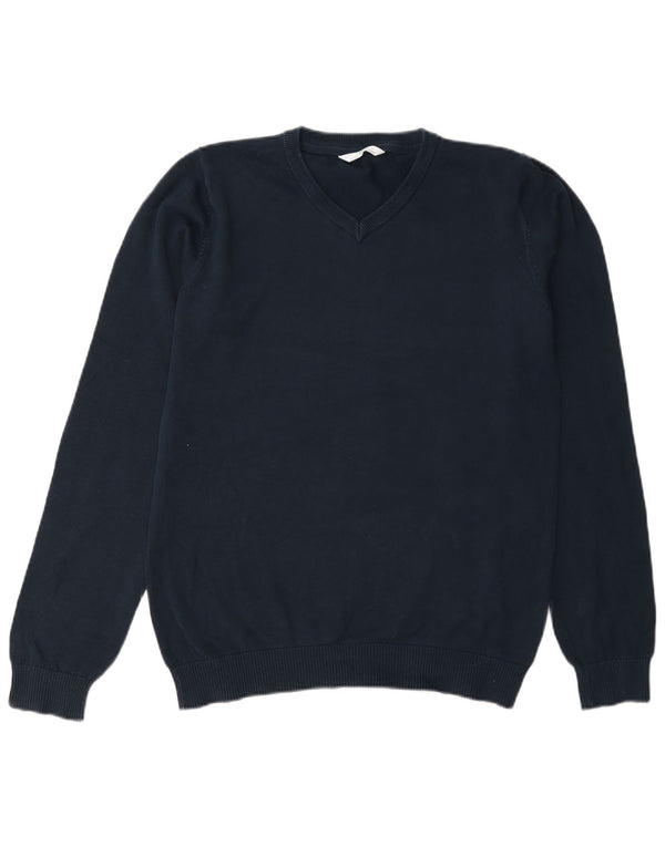 Marks & Spencer Boys Slim V-hals sweater 15-16 år Marineblå