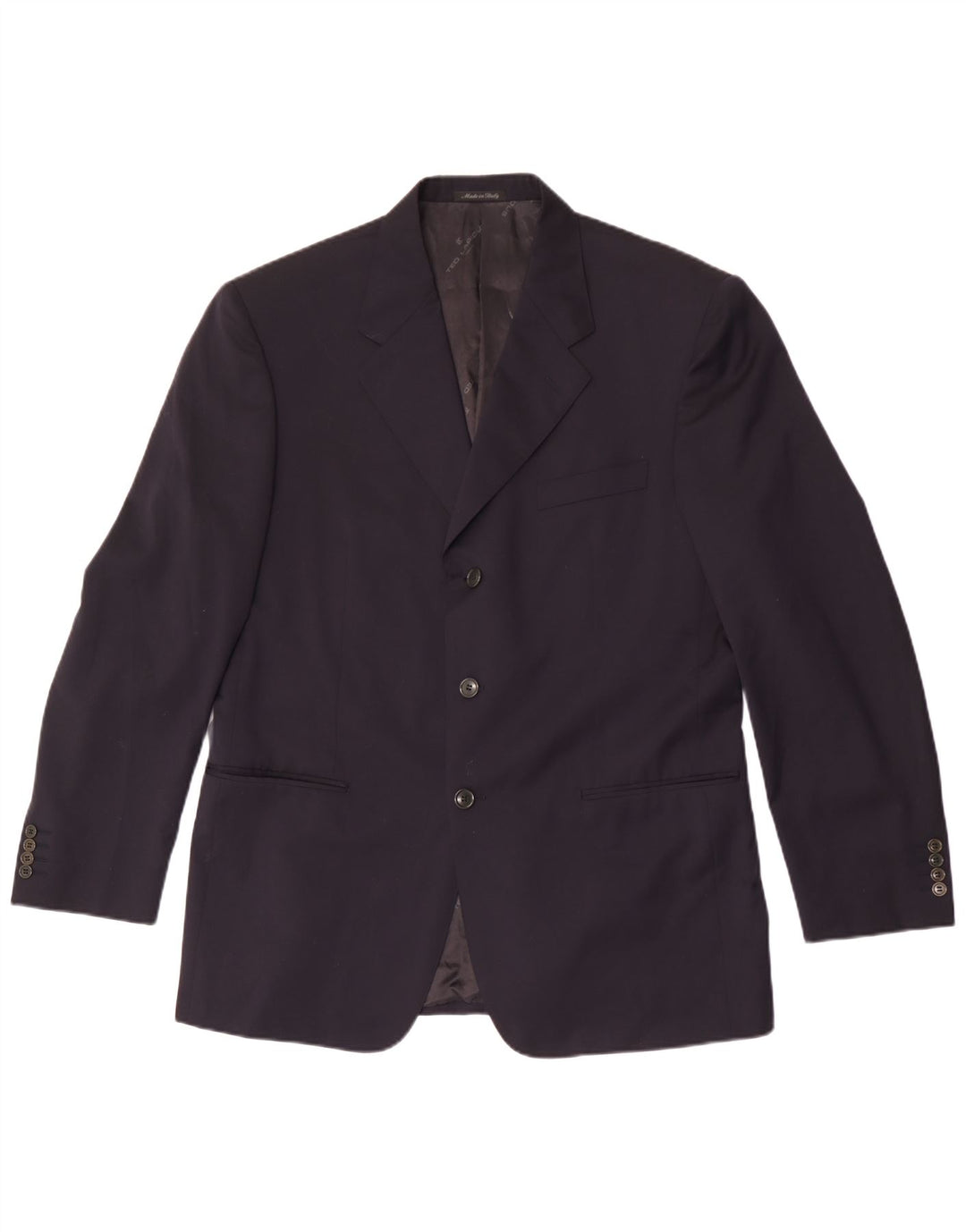 Cerruti 1881 Herre 3-knaps blazerjakke IT 52 XL marineblå uld