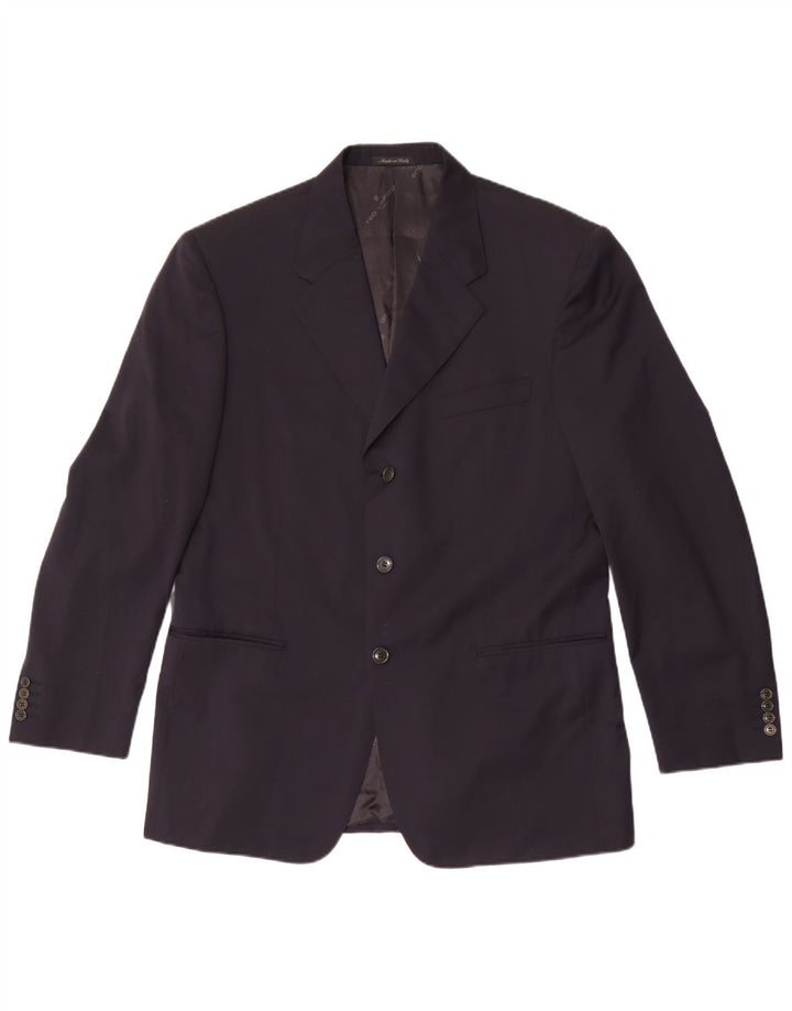 Cerruti 1881 Herre 3-knaps blazerjakke IT 52 XL marineblå uld