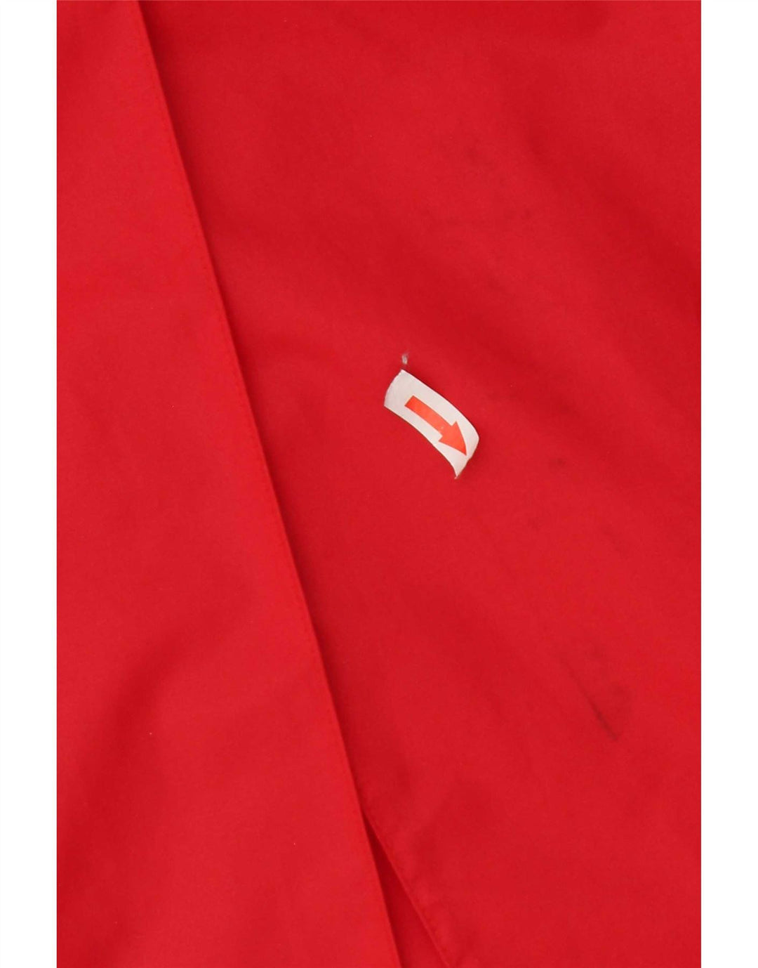 Fiorucci Trench Coat med hætte til kvinder UK 14 Medium Rød Nylon