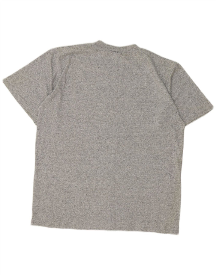 Champion Herre T-Shirt Top Stor Grå Flecked Bomuld