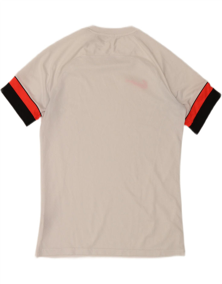 NIKE Womens T-Shirt Top UK 14 Medium White Colourblock Polyester Vintage Nike and Second-Hand Nike from Messina Hembry 