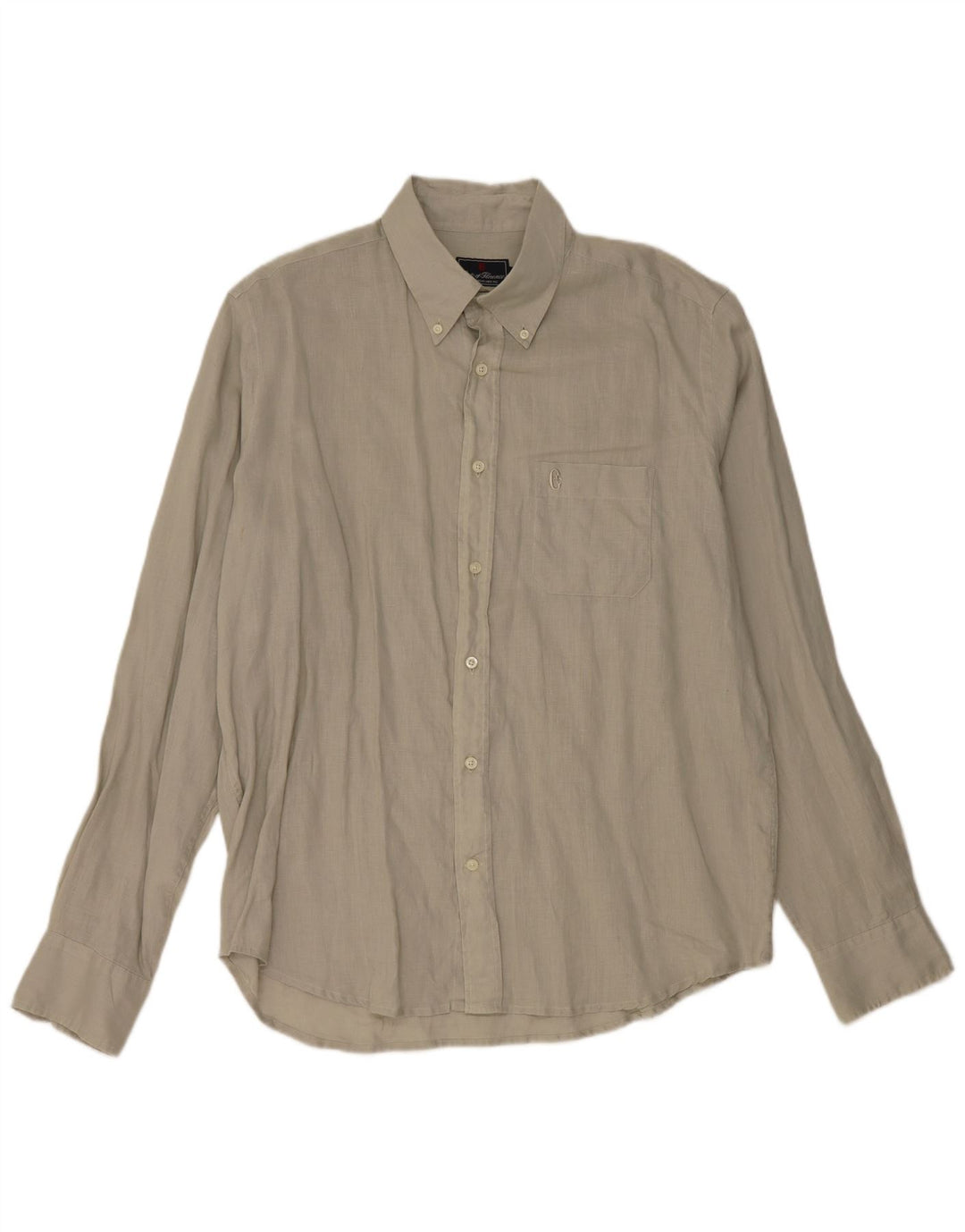 Conte of Florence Herreskjorte 2XL Grå hør