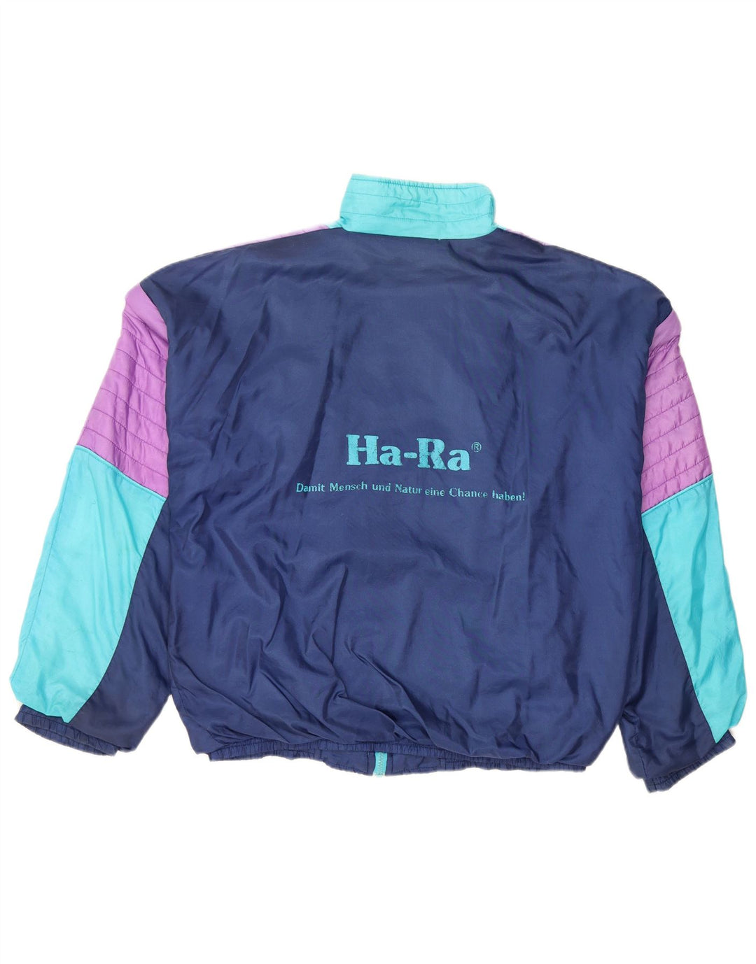 VINTAGE Grafisk træningsdragt til mænd Topjakke Medium Flerfarvet Colourblock