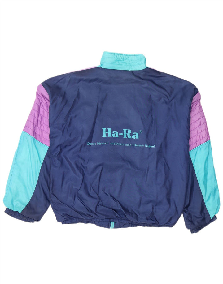 VINTAGE Grafisk træningsdragt til mænd Topjakke Medium Flerfarvet Colourblock