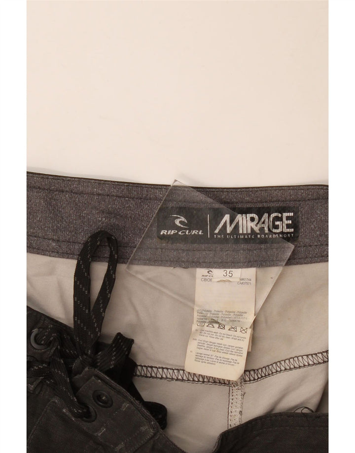 RIP CURL Badeshorts til mænd, store grå colourblock polyester