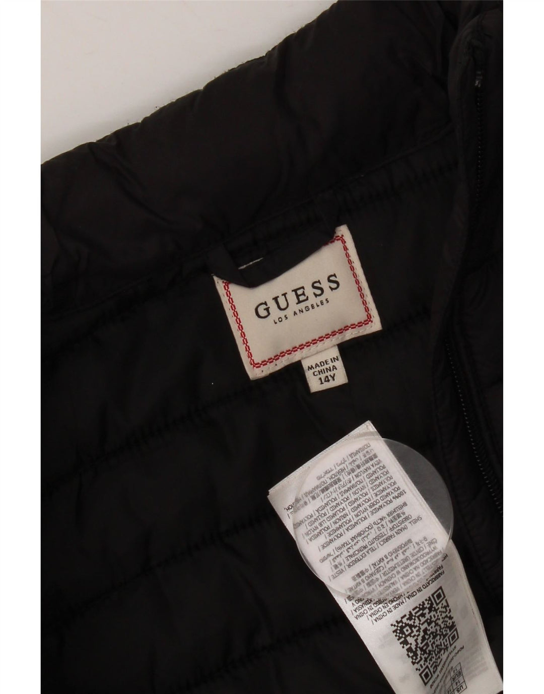 Guess Boys Polstret Gilet 13-14 år sort polyamid