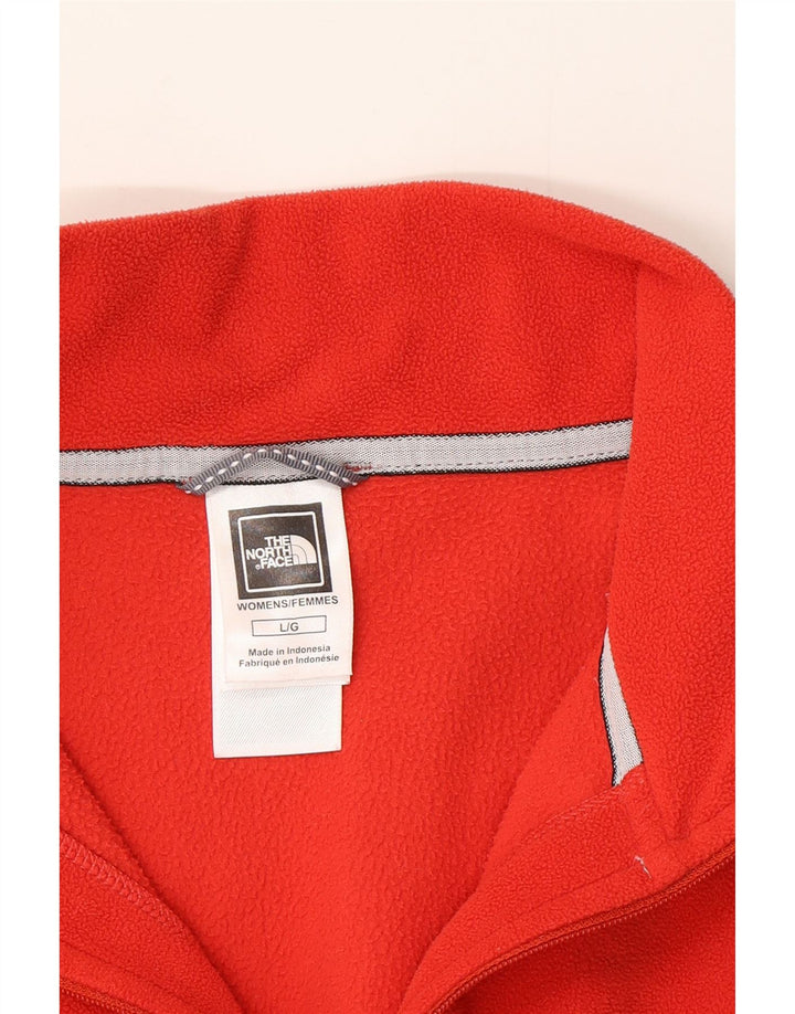 The North Face Dame Fleece Jumper med lynlås DK 16 Stor Rød Polyester