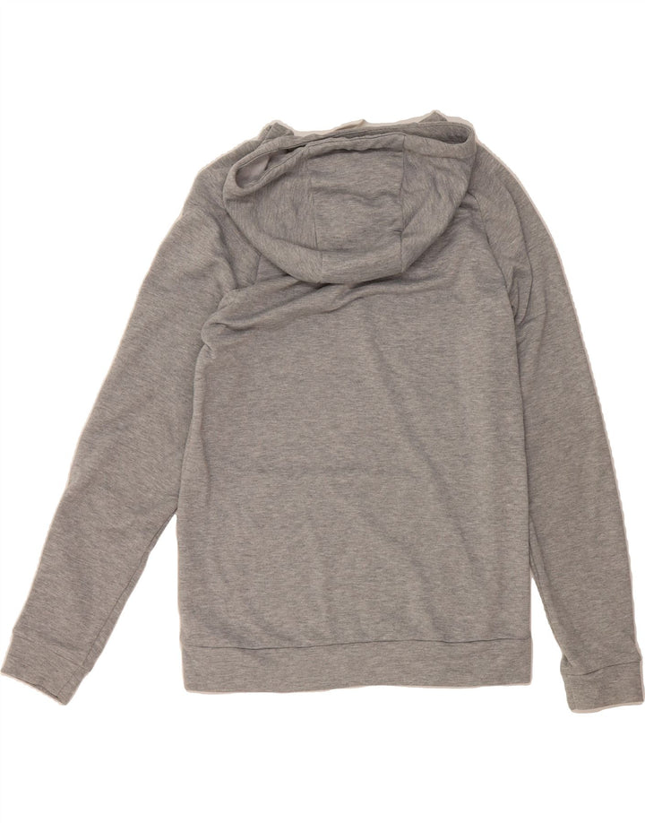 NIKE Mens Dri Fit Graphic Hoodie Jumper Small Grey Polyester Vintage Nike and Second-Hand Nike from Messina Hembry 
