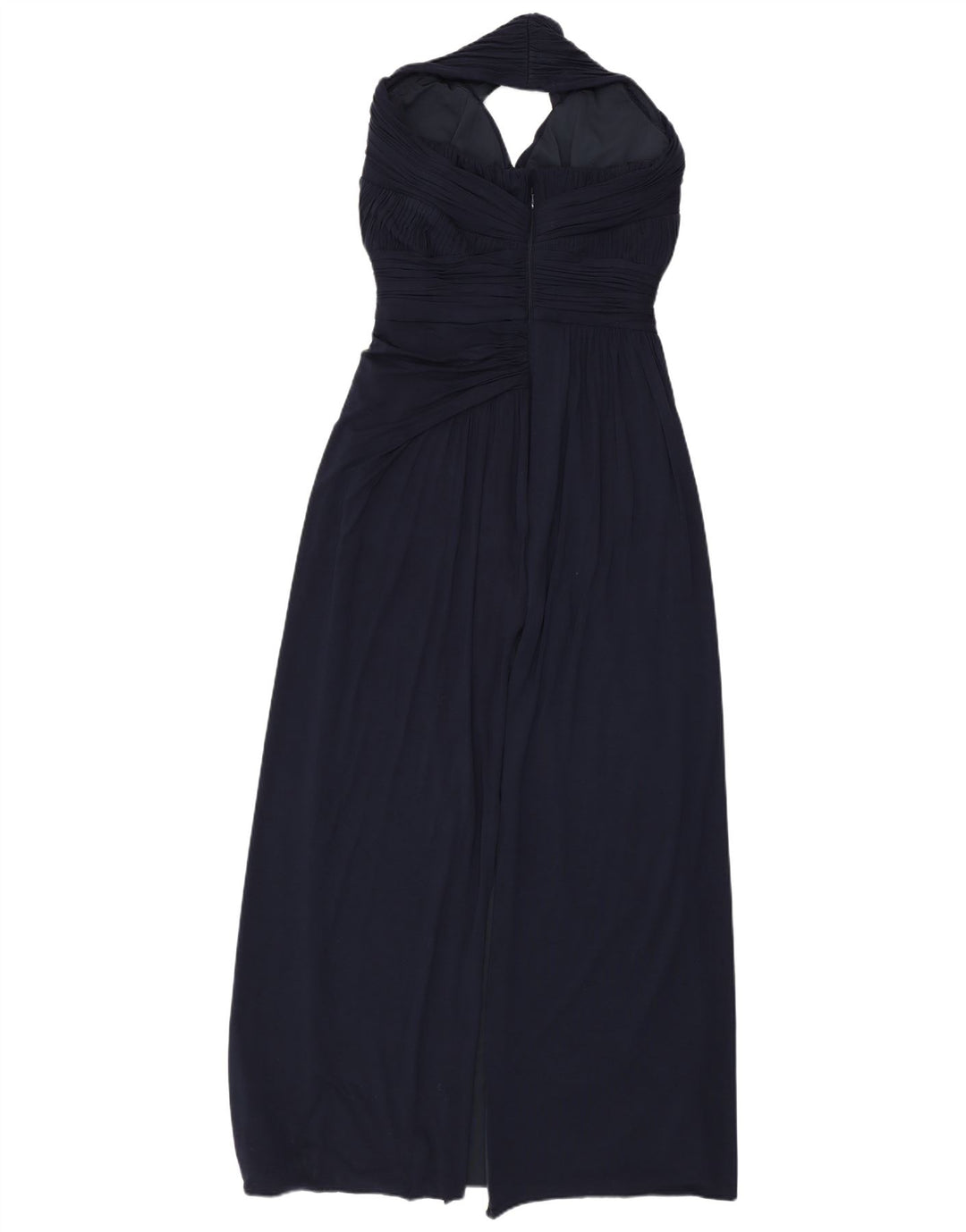 Coast Dame Maxi Halter Dress UK 12 Medium Navy Blue