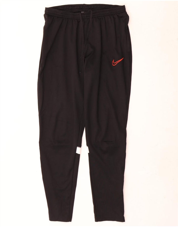 Nike Herre Dri Fit træningsdragt Bukser Large Black Colourblock Polyester