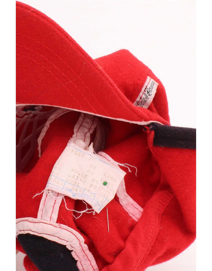 Conte of Florence Herre baseballkasket One Size rød uld