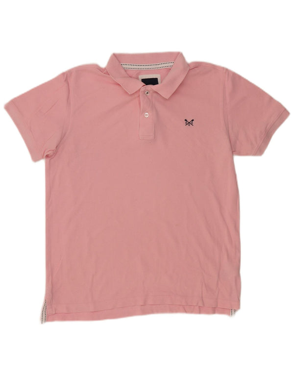 CREW TØJ Herre poloshirt Lille Pink Bomuld