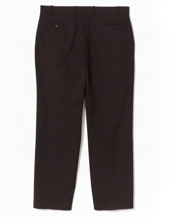 Marks & Spencer Kvinders Pegged Suit Bukser W40 L33 Sort Uld