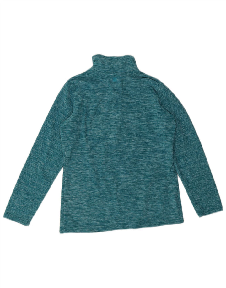 Mountain Warehouse Dame Fleece Jumper med lynlås DK 12 mellemblå Flecked