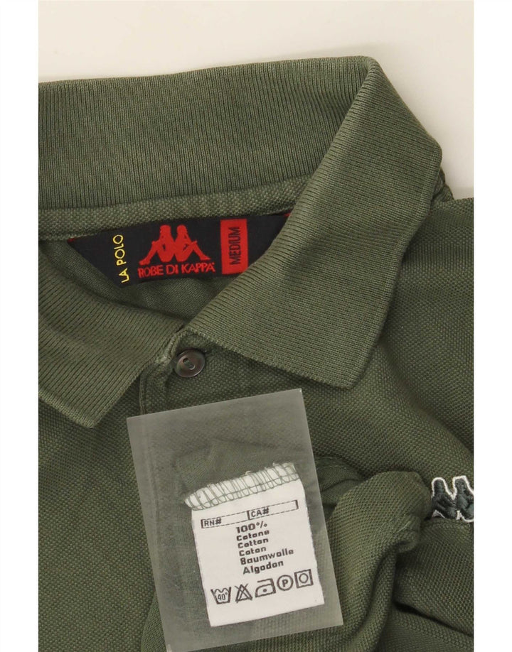 Kappa Polo skjorte til mænd Medium Khaki Cotton