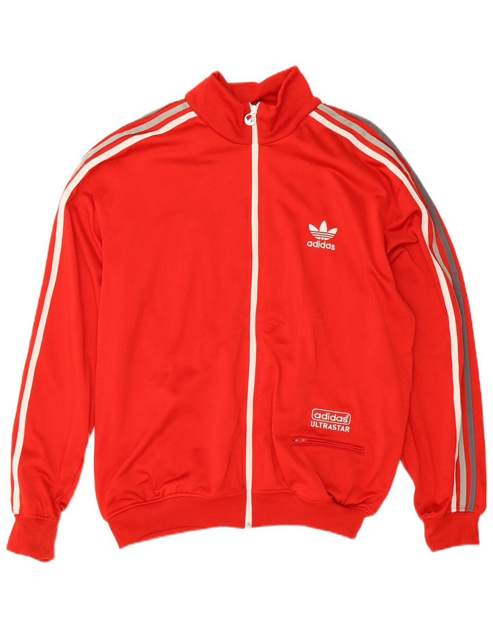 Adidas Herre grafisk træningsdragt Topjakke Stor rød polyester