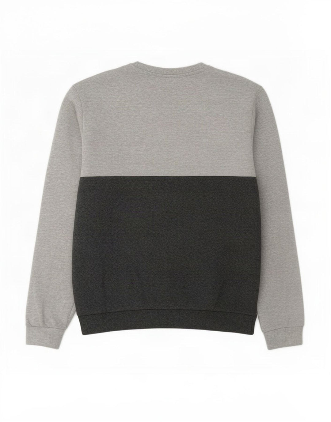 Fila Herre Sweatshirt Jumper Stor Grå Colourblock Bomuld
