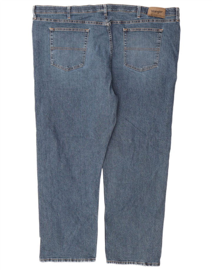 Wrangler Straight Jeans til mænd W48 L30 blå bomuld