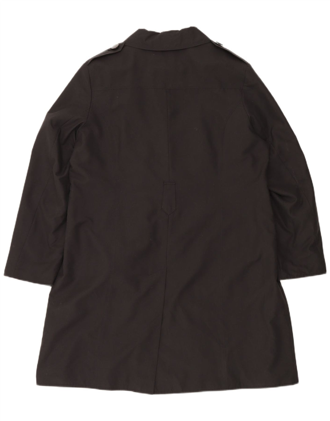 Marks & Spencer Trench Coat til kvinder UK 20 2XL Sort Polyester