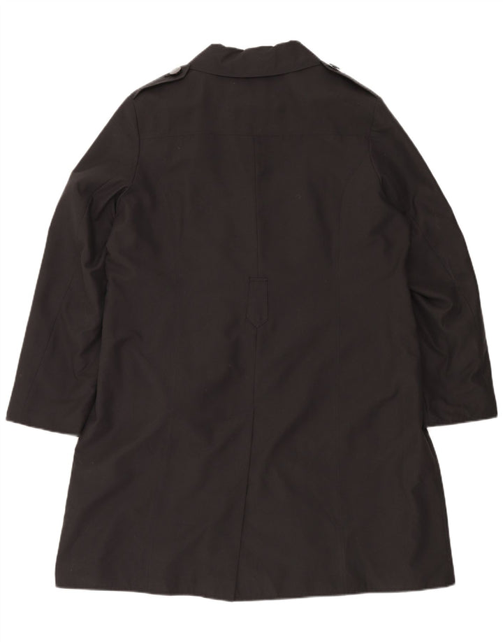 Marks & Spencer Trench Coat til kvinder UK 20 2XL Sort Polyester