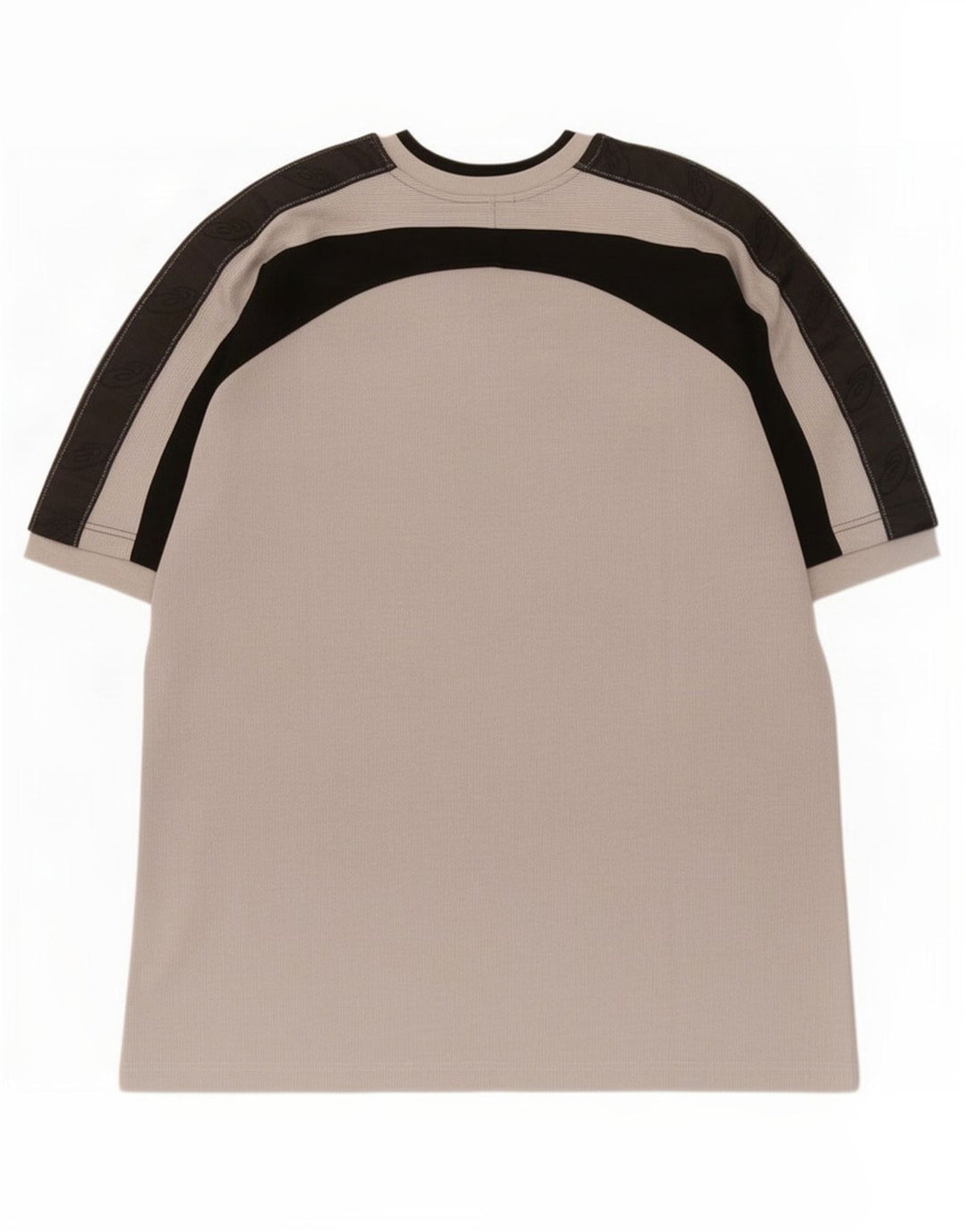 Asics Herre T-Shirt Top Stor Grå Colourblock Bomuld