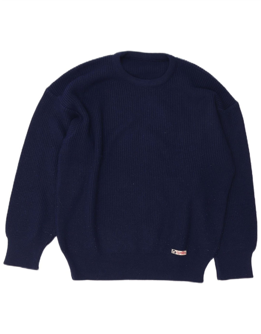 Dolomiten Herre Crew Neck Jumper Sweater IT 48 Medium Navy Blue