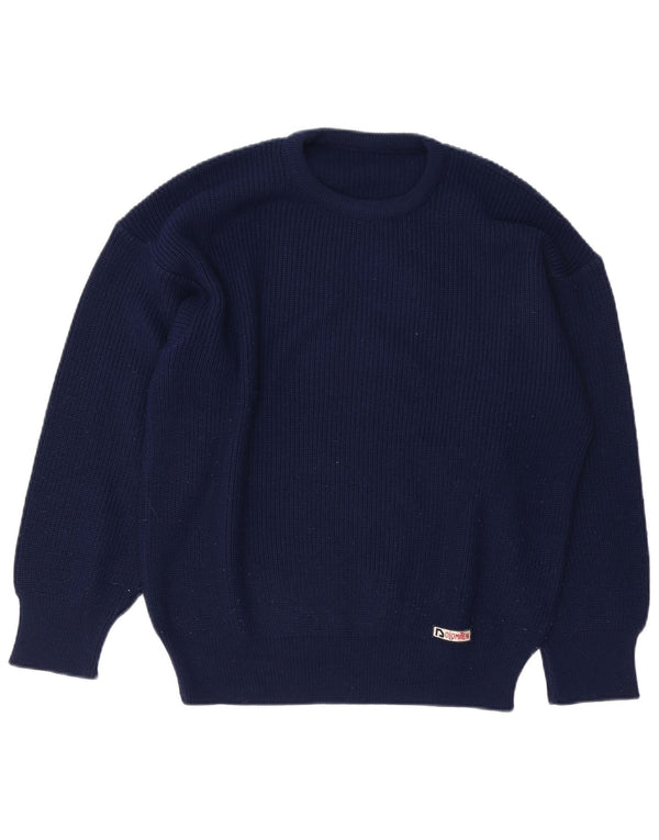 Dolomiten Herre Crew Neck Jumper Sweater IT 48 Medium Navy Blue