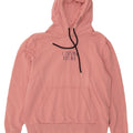 CALVIN KLEIN Mens Graphic Hoodie Jumper Medium Pink Cotton