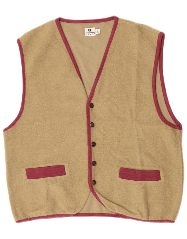 Belfe Herrevest Medium Khaki Colourblock Uld