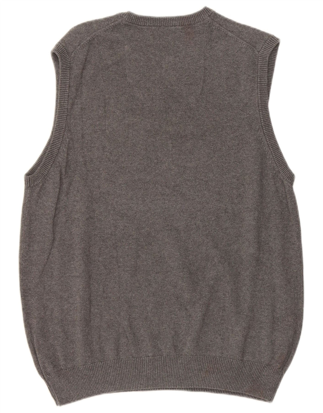 Marks & Spencer Herre Regular Fit Vest Tank Top Medium Grey Bomuld