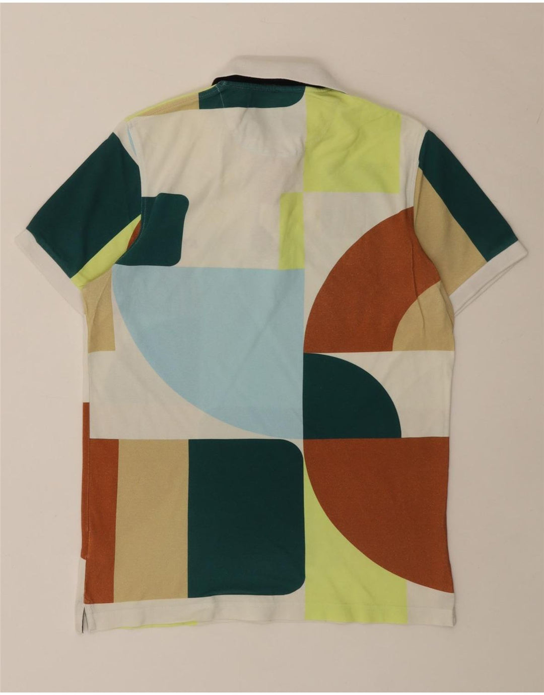 SUN68 Herre poloshirt Lille flerfarvet Colourblock Bomuld
