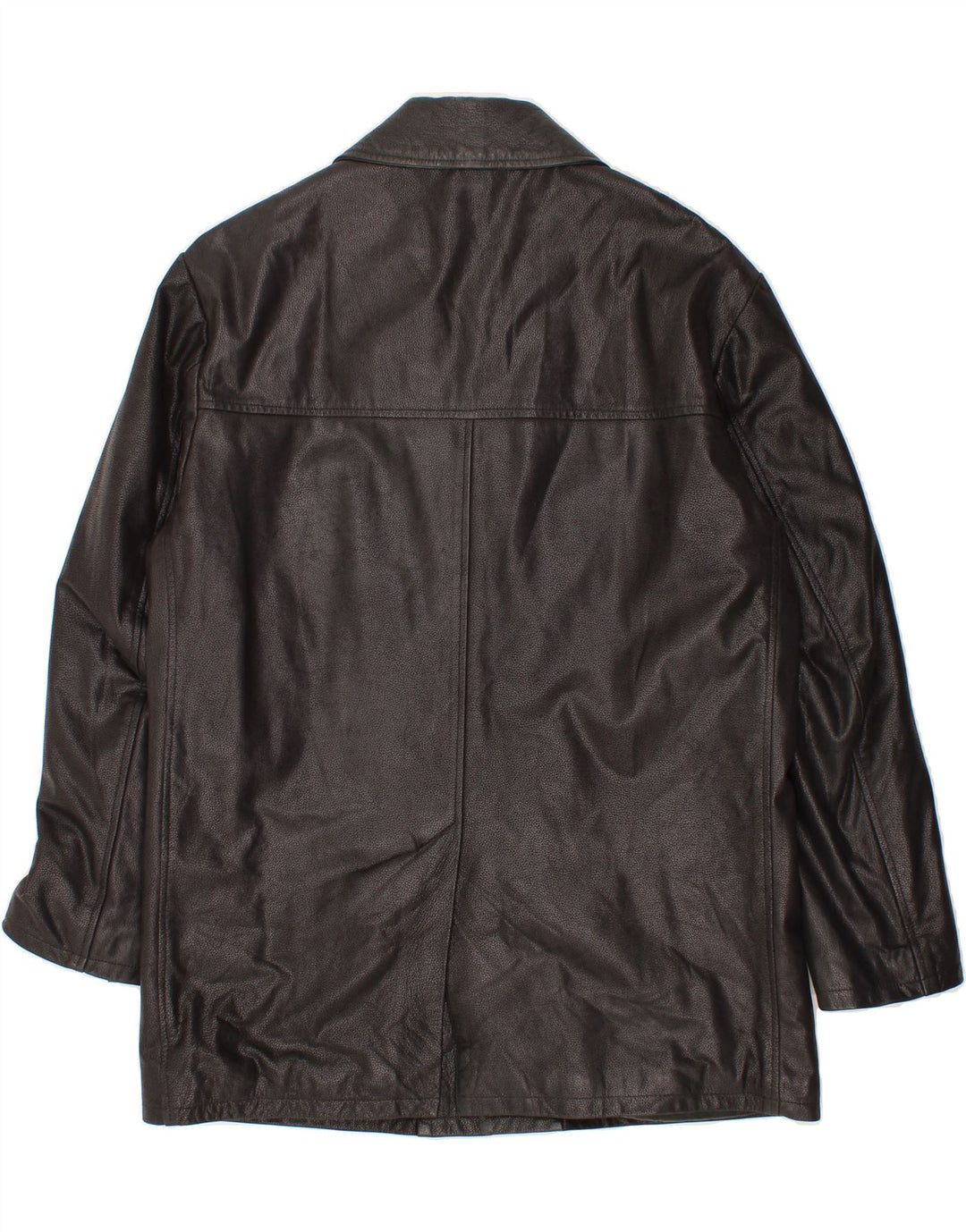 AFG Mens Leather Coat EU 48 Medium Black Leather Vintage AFG and Second-Hand AFG from Messina Hembry 