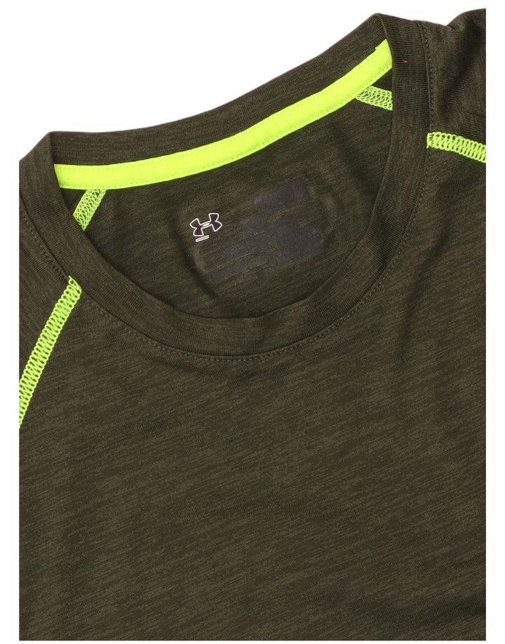 UNDER ARMOUR Herre T-Shirt Top Stor Khaki Flecked