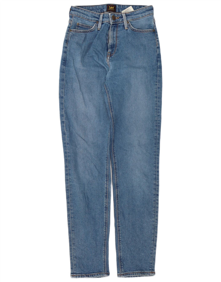 Lee Dame Mom Straight Jeans W25 L30 Blå Bomuld