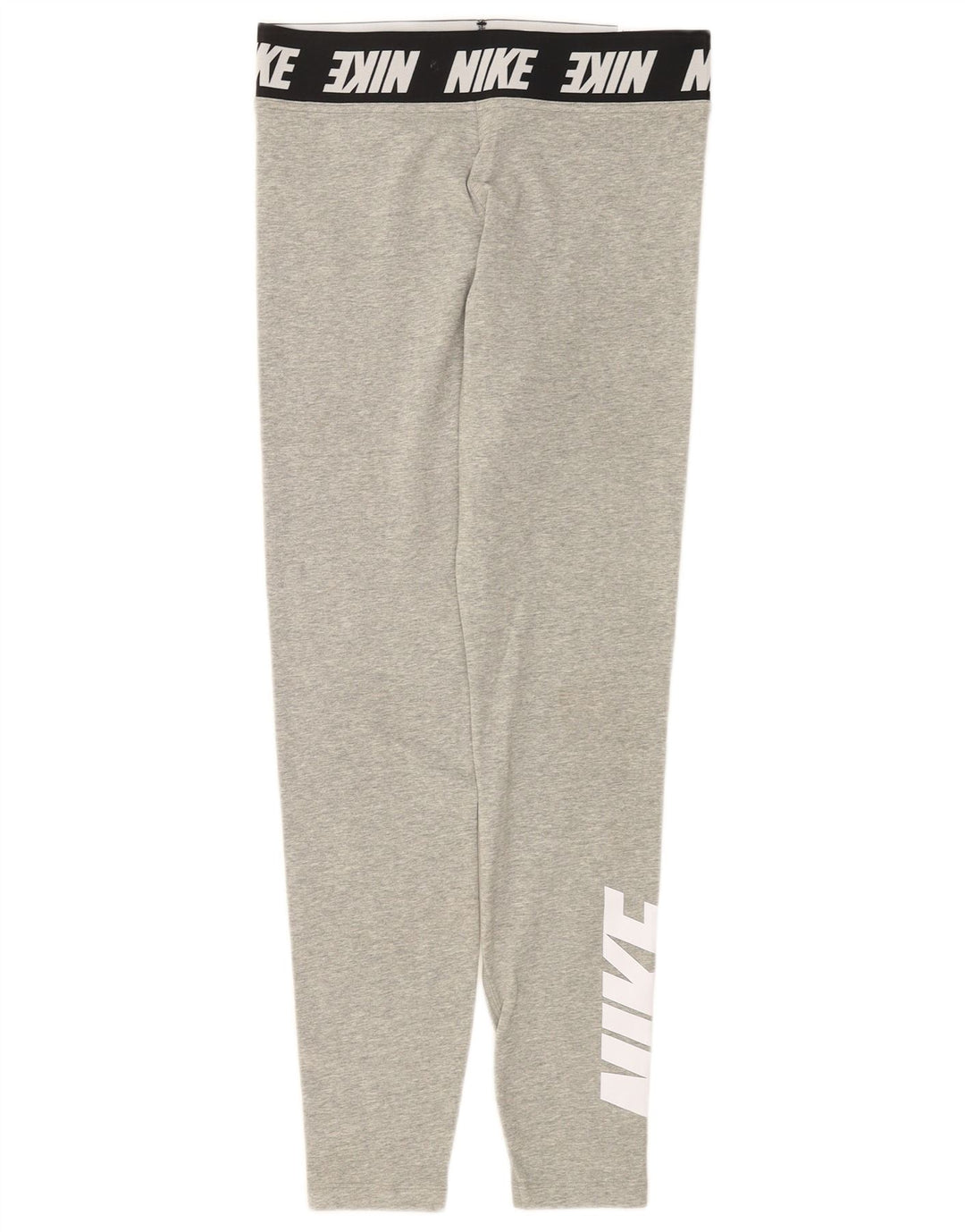 Nike Dame Tight Fit Grafiske Leggings UK 12 Medium Grey Colourblock