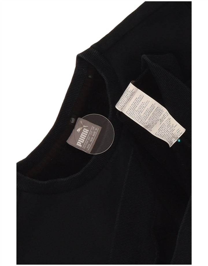 Puma Herre grafisk sweatshirt Jumper Medium Navyblå Bomuld