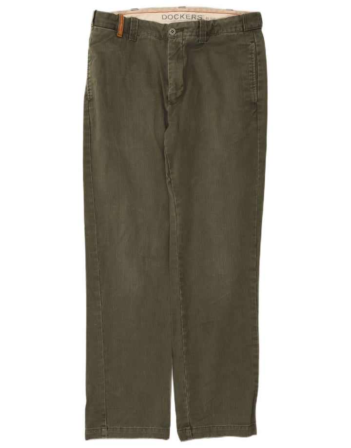 Dockers Straight Jeans til mænd W34 L32 Khaki Bomuld