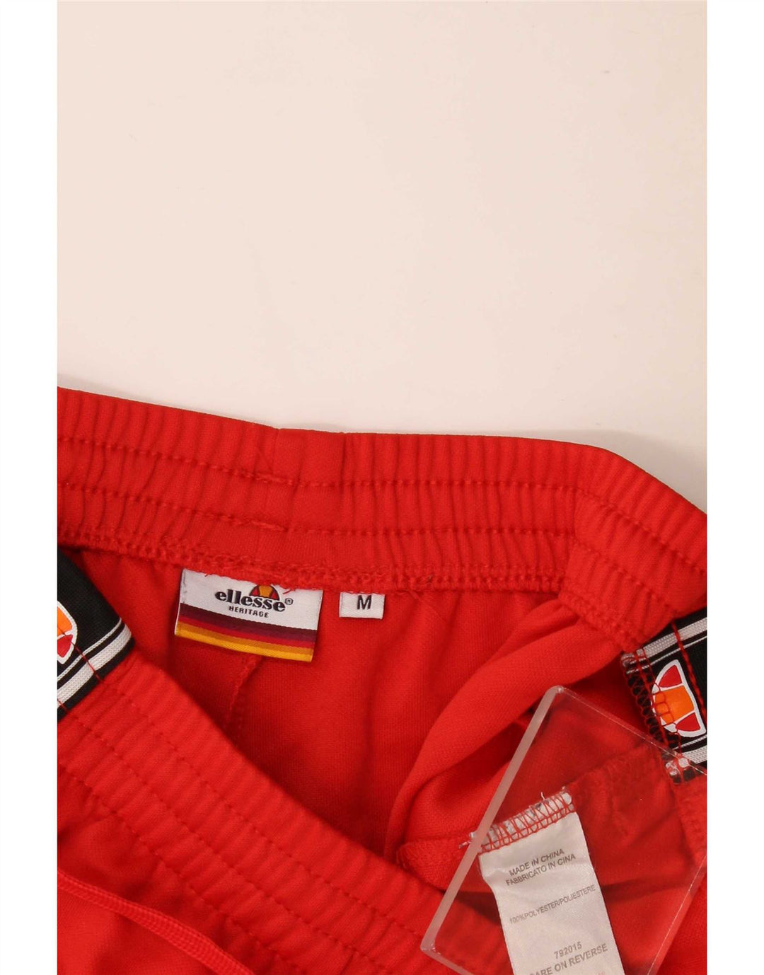 Ellesse Herre grafisk træningsdragt Bukser Medium Rød Colourblock Polyester