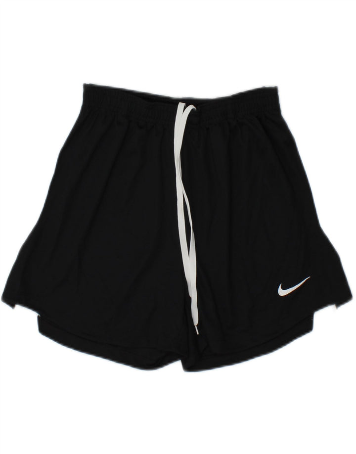 NIKE Womens Dri Fit Sport Shorts UK 8 Small  Black Polyester Vintage Nike and Second-Hand Nike from Messina Hembry 