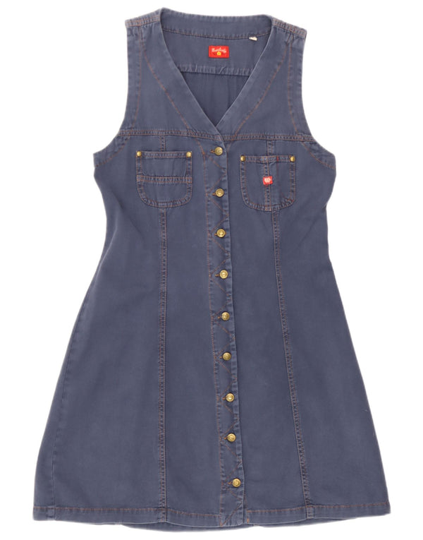 Miss Sixty Womens ærmeløs denimkjole UK 12 Mellem marineblå bomuld