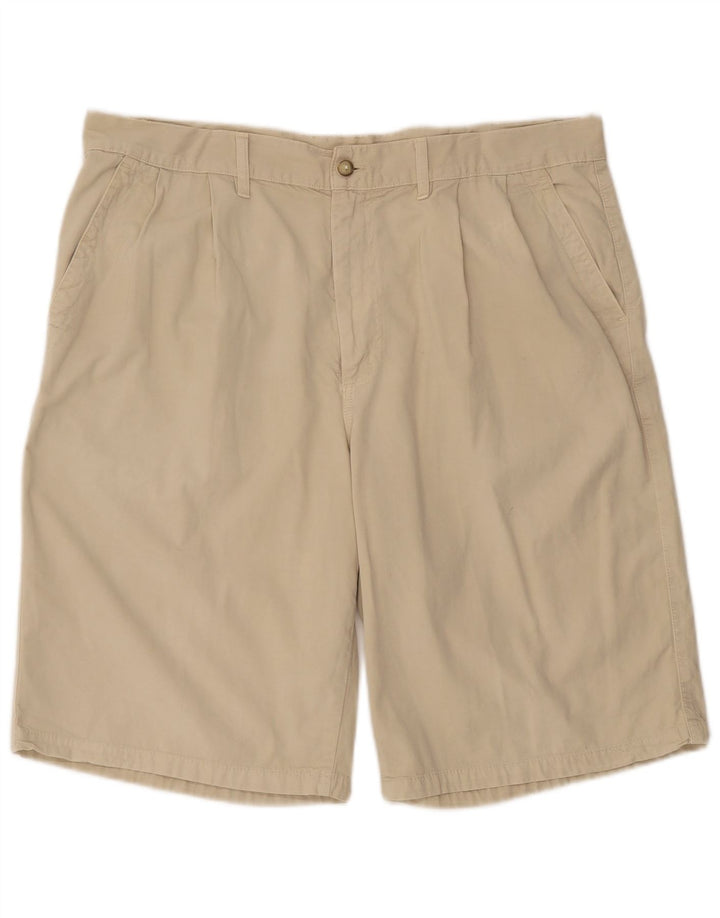 CARRERA Mens Pegged Chino Shorts W38 XL Beige Cotton