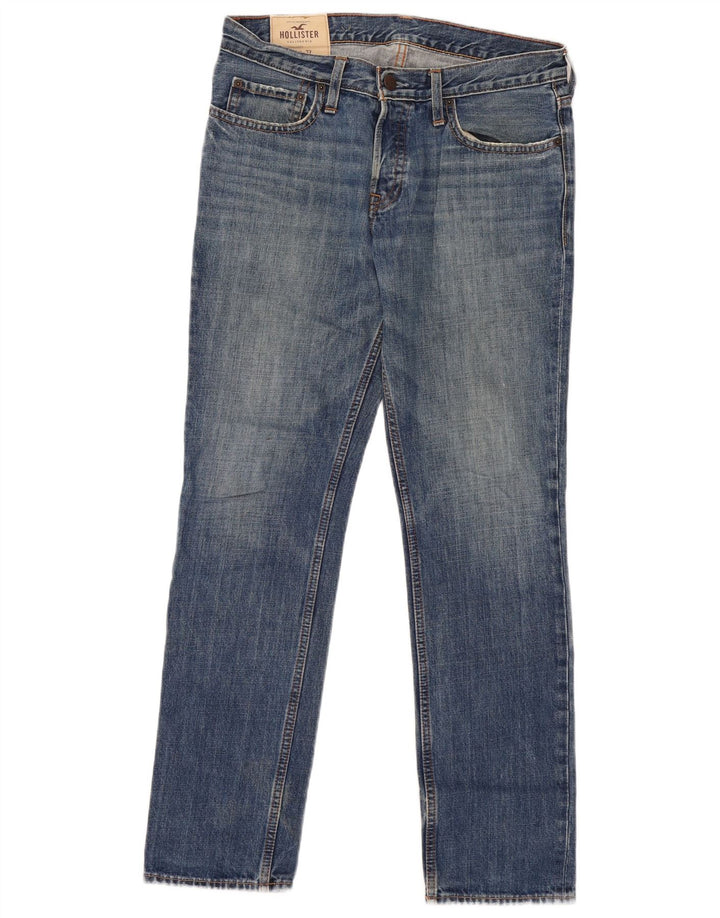 Hollister Slim Jeans til mænd W32 L32 blå bomuld