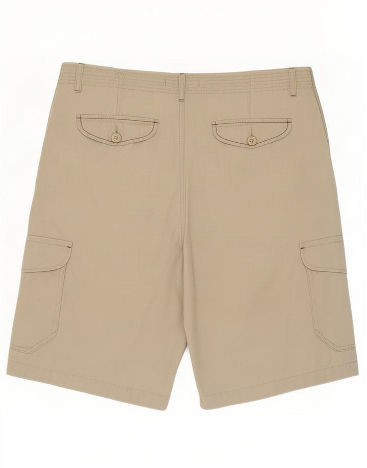 Marks & Spencer Herre Cargo Shorts Large W34 Beige Bomuld