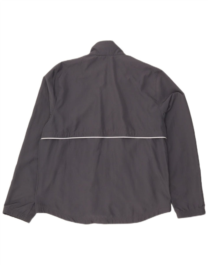 Adidas Womens Clima Proof Tracksuit Top Jacket UK 16 Large Grå Polyester