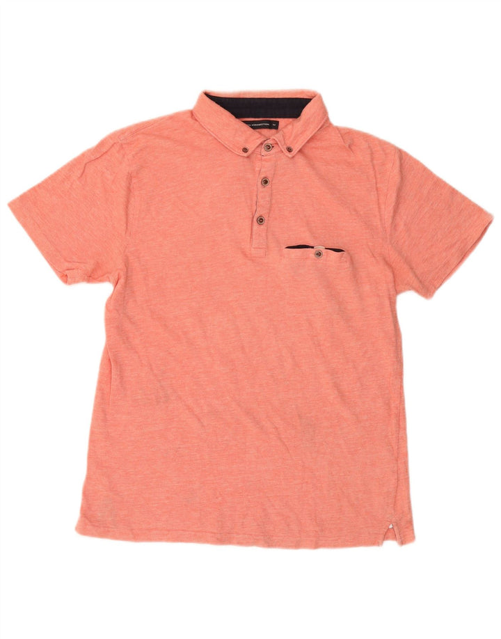 French Connection Herre poloshirt Medium Pink Flecked Bomuld