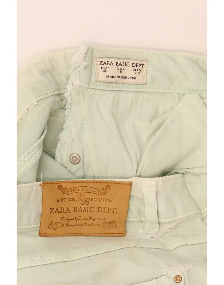 Zara Dame Skinny Jeans EU 40 Medium W30 L28 Grøn
