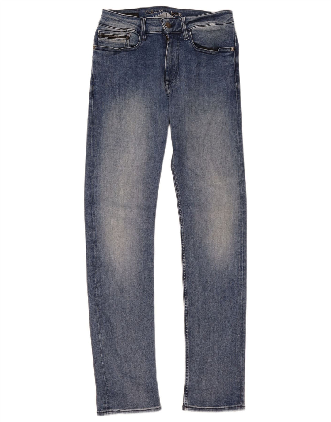 Calvin Klein Dame Slim Jeans W29 L32 Blå Bomuld