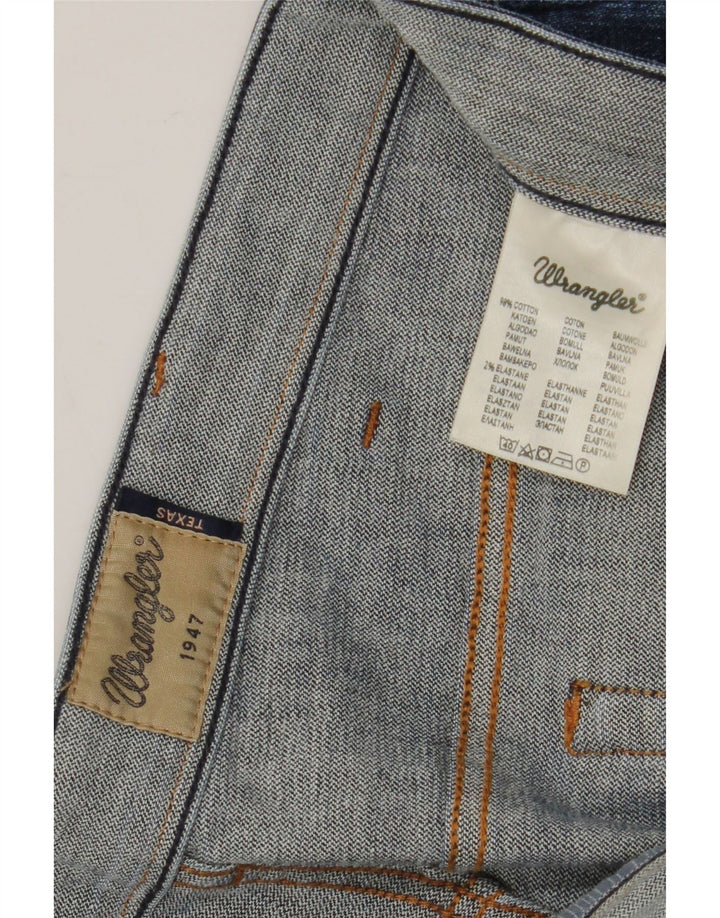 Wrangler Herre Texas Straight Jeans W40 L34 Blå Bomuld
